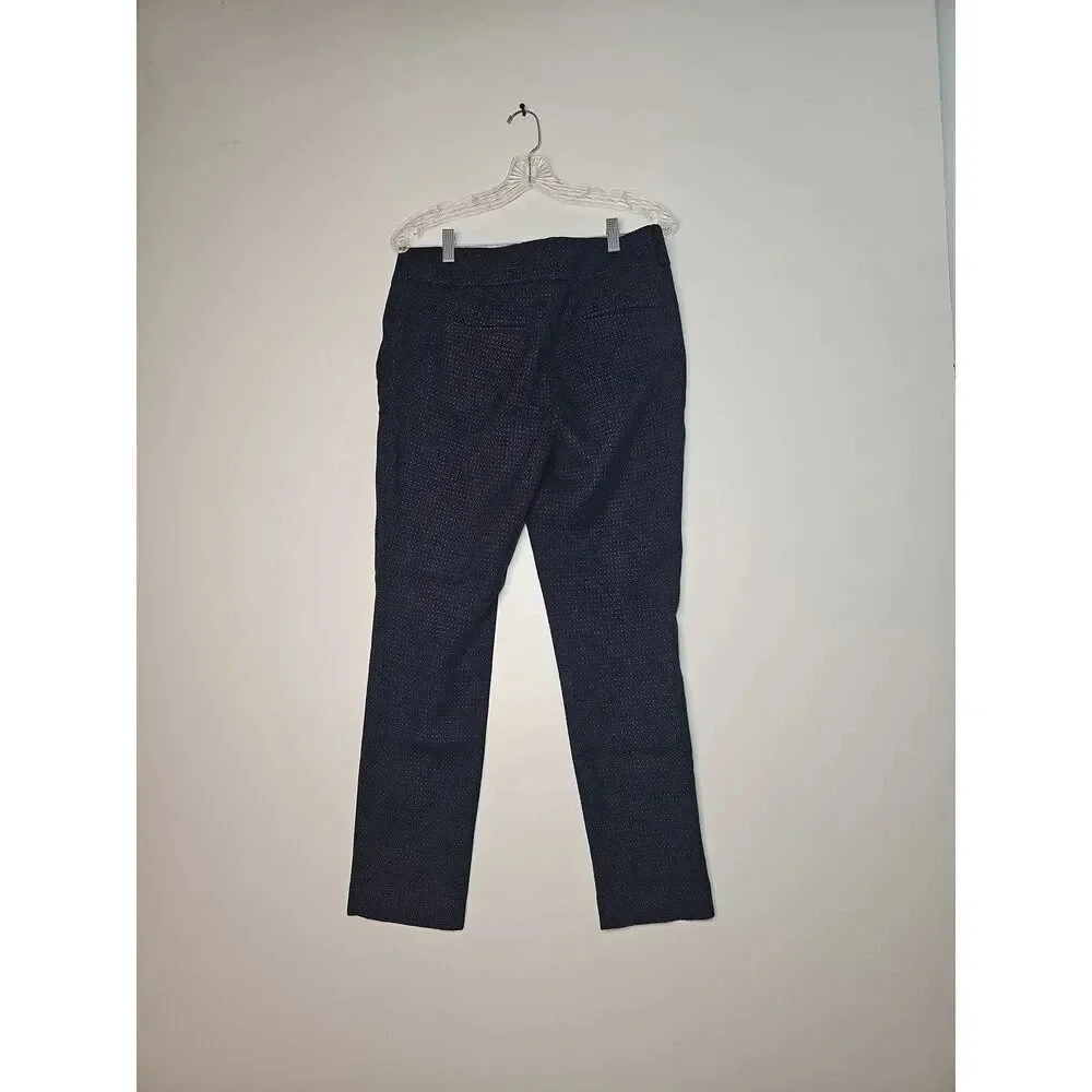 Ann Taylor LOFT Blue Marissa Skinny Trousers Size 8